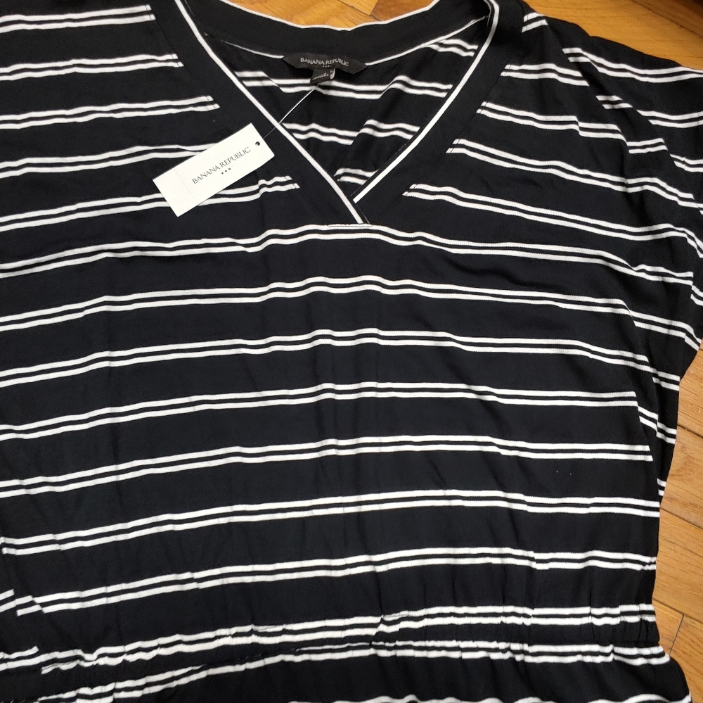 Banana Republic Dress Black Womens BRAND NEW - Picture 8 of 14